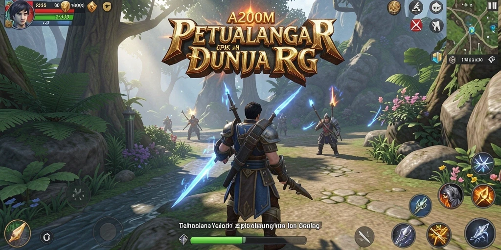 Tampilan menarik dari gameplay A200M yang memukau dalam dunia RPG.