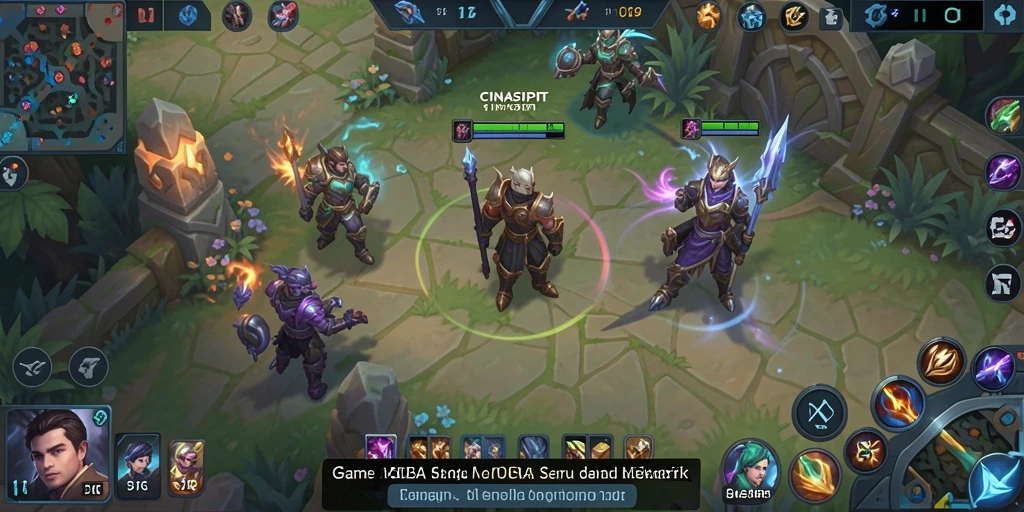 Gameplay seru CINASIPIT dengan aksi MOBA yang menegangkan.