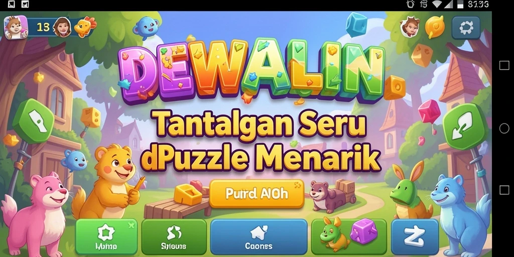 Tampilan gameplay seru dari DEWALIN yang menguji pikiran.