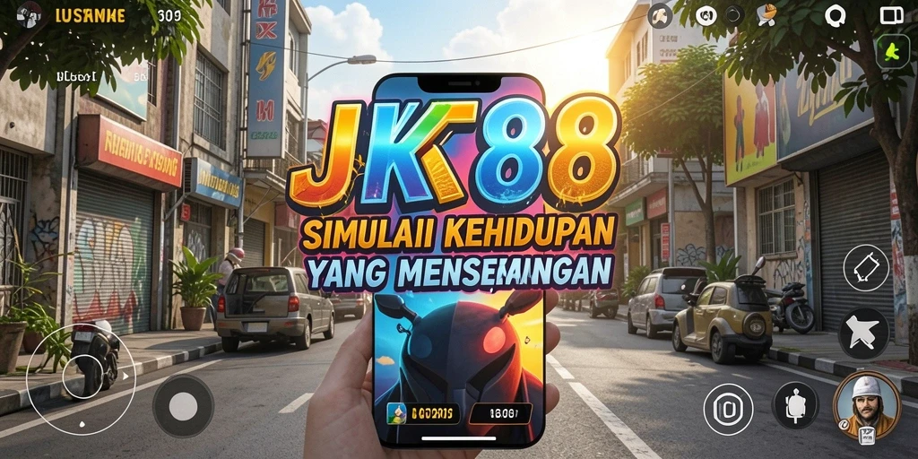 Tampilan gameplay JKT8 yang menarik dan interaktif.