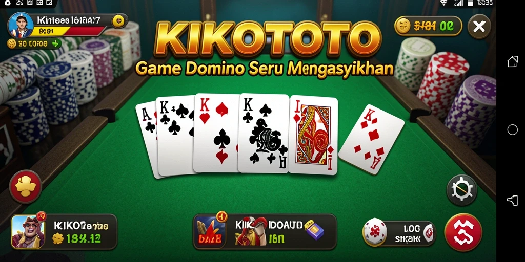 Tampilan gameplay seru dalam aplikasi KIKOTOTO di perangkat Anda.