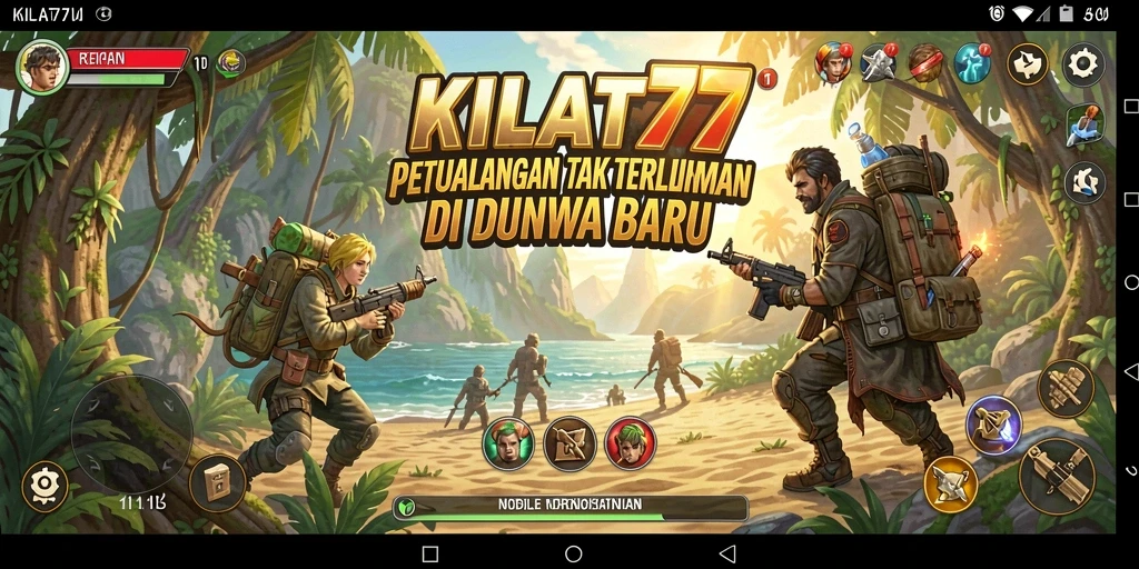 Screenshot KILAT77 menunjukkan aksi seru dalam gameplay petualangan.
