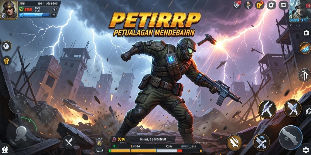 Screenshot gameplay PETIRRP menunjukkan aksi seru dan visual menawan.
