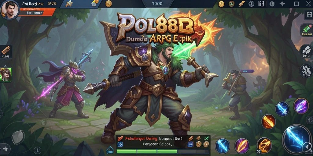 Tampilan menarik dalam gameplay ARPG di POL88.