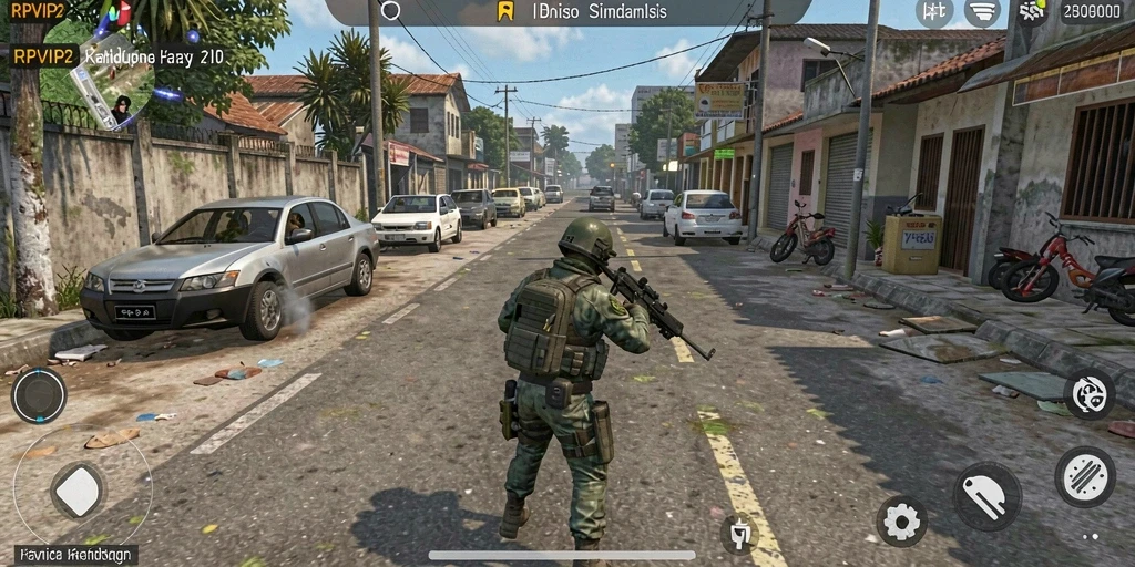 Tampilan gameplay RPVIP2 yang menarik dan penuh warna.