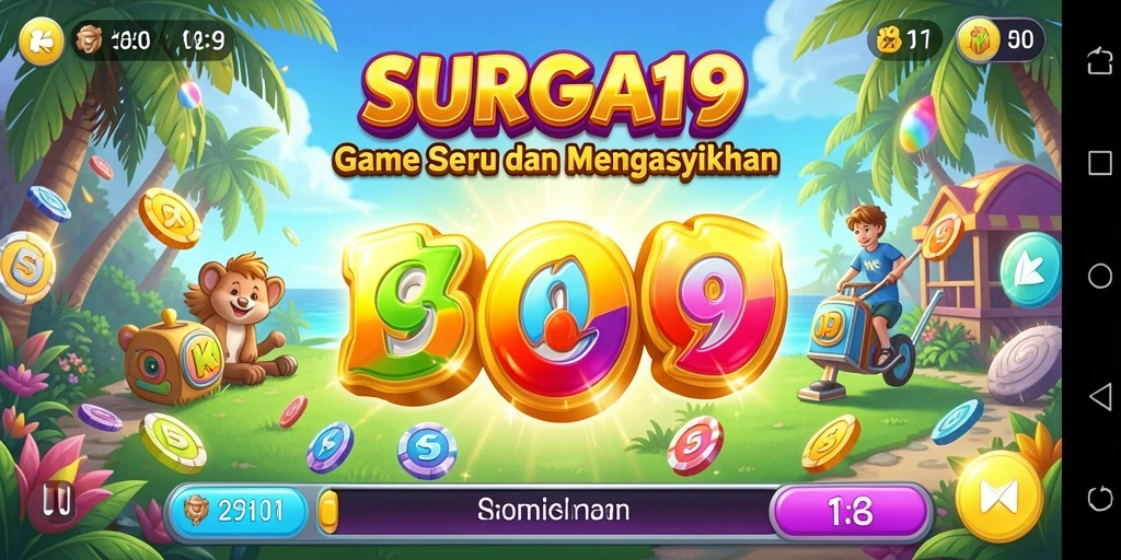 Tampilan gameplay mengasyikkan di SURGA19 yang menghadirkan Bingo online.
