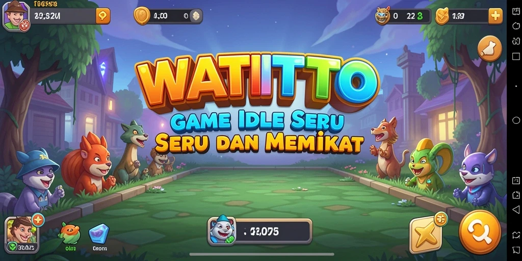 Tampilan gameplay WATITOTO yang menarik dan adiktif.